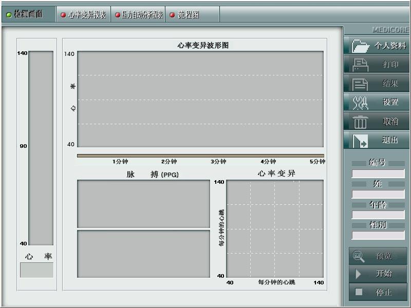 SA-3000P 初始画面